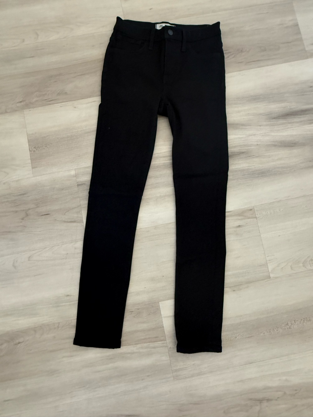 Madewell Size 23 Black Roadtripper Jeans - Skinny Fit